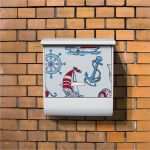 Burg Wächter Briefkasten Namensschild Vorlage Beste Burg Wächter Motivbriefkasten Weiß Zeitungsfach