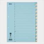 Büroline Etiketten Vorlagen Gut Biella Register A Z Taben Verstärkt A4 Volldeckend