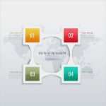 Business Präsentation Vorlage Hübsch Kreative Vier Schritte Infografische Vorlage Für Business