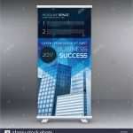Business Präsentation Vorlage Schön Blaue Vertikale Roll Up Banner Vorlage Design Für Ihre