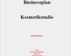 Businessplan Gmbh Vorlage Beste Businessplan Kosmetikstudio Vorlage Zum Download