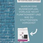 Businessplan Kfw Vorlage Süß Warum Eine Businessplan Vorlage Nicht Funktioniert