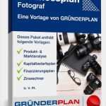 Businessplan Vorlage Fotograf Kostenlos Schön Businessplan Fotograf Von Gründerplan