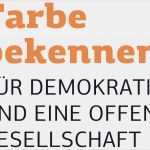 Button Vorlage 38mm Luxus Materialien – Farbe Bekennen Für Demokratie