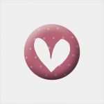 Button Vorlage 38mm Wunderbar button "herz" 38mm Das Ideendepot I Joanna Birkel