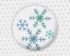 Button Vorlage 38mm Wunderbar Xmas button "schneeflocken" 38mm Das Ideendepot I Joanna