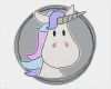Button Vorlage 59mm Beste Stickdatei Einhorn Doodle button 10x10 Von Muede Auf