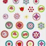 Buttons Vorlagen Kostenlos Gut Stickdatei Knöpfe