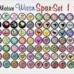 Cabochon Vorlagen Download Hübsch Digitale Downloads Cabochon Vorlagen 91 Motive 12 Mm