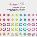 Cabochon Vorlagen Kaufen Wunderbar Cabochonvorlage Blume
