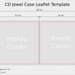 Cd Cover Vorlage Photoshop Bewundernswert Cd Template Jewel Case Leaflet