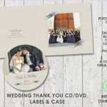 Cd Cover Vorlage Photoshop Großartig Hochzeit Danke Cd Dvd Label Und Fall Vorlage Von