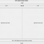 Cd Cover Vorlage Photoshop Wunderbar Jewel Case Insert Cd Template for Cd Duplication and Cd