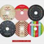 Cd Etiketten Vorlage Photoshop Erstaunlich Instant Download Weihnachts Cd Etiketten Shop Von