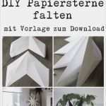 Cd Hülle Falten Vorlage Pdf Neu Papiersterne Für Weihnachtsdeko Selber Falten Mit