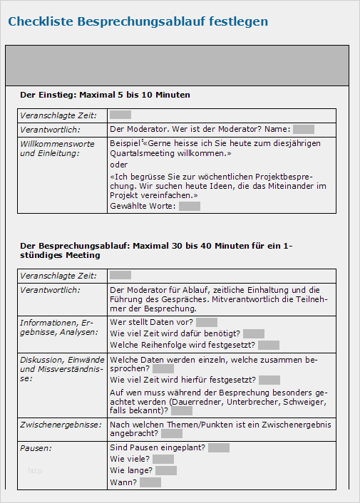 Checkliste Brandschutz Im Büro Vorlage Einzigartig Meetings Vorlagen Für Vorbereitung Und Durchführung