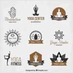 Clan Logo Vorlagen Kostenlos Neu Hand Gezeichnet Yoga Logo Vorlagen
