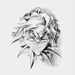Clown Tattoo Vorlage Best Of Skizze Der Tattoo Kunst Clown Joker