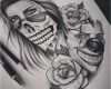 Clown Tattoo Vorlage Erstaunlich Collection Of 25 Close Up Skull Head Clown Faced Girl