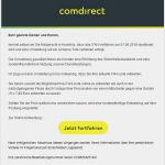Comdirect Konto Kündigen Vorlage Fabelhaft Direct Phishing E Mail Umstellung Auf Das Mtan