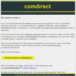 Comdirect Konto Kündigen Vorlage Inspiration Direct Phishing E Mail Umstellung Auf Das Mtan