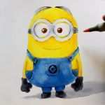 Comicfiguren Zeichnen Vorlagen Angenehm Wie Zeichnet Man Minions In 3d Optik [ich Einfach