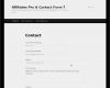 Contact form 7 Vorlagen Süß Affiliates Pro & Contact form 7 Integration