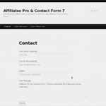 Contact form 7 Vorlagen Süß Affiliates Pro &amp; Contact form 7 Integration