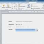 Cookie Hinweistext Vorlage Erstaunlich Word 2010 formulare Erstellen
