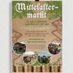 Coole Flyer Vorlagen Einzigartig Flyer Und Plakatvorlagen Für Mittelaltermarkt Und Ritterfest