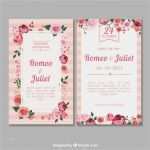 Corel Draw Vorlagen Download Kostenlos Wunderbar Invitación De Boda Con Rosas De Diseño Plano