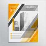 Corporate Design Vorlage Angenehm Abstrakt Gelb Und Weiß Business Flyer Design Vorlage Für