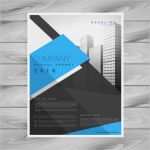 Corporate Design Vorlage Wunderbar Moderne Business Broschüre Design Vorlage In Blau Schwarz