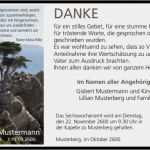 Danksagung Trauer Vorlagen Download Angenehm Rmp Familienanzeigen Trauer Danksagung