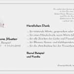 Danksagungskarten Beerdigung Vorlagen Best Of Trauerkarte Danksagung Garten Blume orchidee