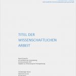 Deckblatt Dokumentation Vorlage Bewundernswert Deckblatt Wissenschaftliche Hausarbeit