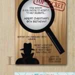 Detektiv Einladung Vorlage Erstaunlich Die Einladung Für Unsere Detektiv Party Zum