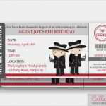 Detektivausweis Vorlage Pdf Angenehm Geheimagent Einladung Für Junge Mädchen Sie Erhalten Eine