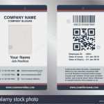 Dienstausweis Vorlage Word Schönste Simple Employee Business Name Card Template Vector Stock