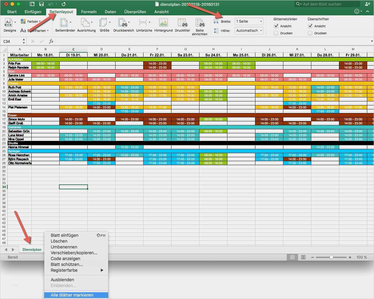 Dienstplan Vorlage Excel Hübsch Arbeitsplan Vorlage Monat Best Excel