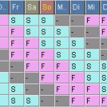 Dienstplan Vorlage Pflege Wunderbar 2 Zwei Schicht Dienstplan Für Industrie