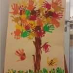 Dienstpläne Kita Vorlagen Kostenlos Süß Kita Herbst Blätter Handabdruck Baum Basteln