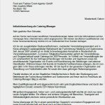 Dm Bewerbung Vorlage Erstaunlich Bewerbung Catering Manager Berufseinsteiger sofort