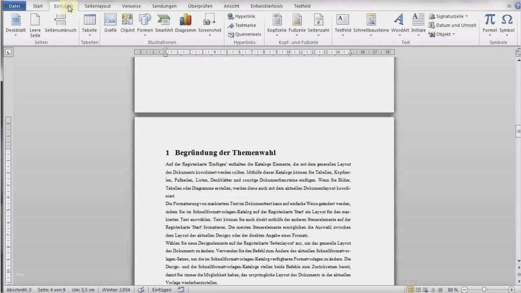 Dokumentation Mitarbeitergespräch Vorlage Neu Dokumentation In Word Erstellen 1