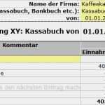 Doppelte Buchhaltung Excel Vorlage Kostenlos Hübsch Kostenloser Download Excel Kassabuch Vereinsbuchhaltung