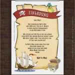 Druckeselbst De Vorlagen Für Alle Gelegenheiten Angenehm Drucke Selbst Pirateneinladung Mit Lustigem Einladungstext