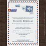 Druckeselbst De Vorlagen Für Alle Gelegenheiten Best Of Drucke Selbst originelle Einladung Airmail Zur Silberhochzeit