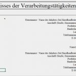 Dsgvo Datenschutz Vorlage Hübsch Das Excel tool Für Das Verzeichnis Von