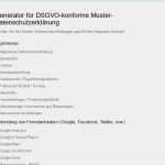 Dsgvo Muster Vorlage Best Of Dsgvo Für Private Webseiten – Checkliste Und Tipps – Giga