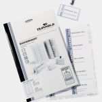 Durable Einsteckschilder Vorlage Angenehm Durable Badgemaker Einsteckschilder 1 Packung = 20 Stück